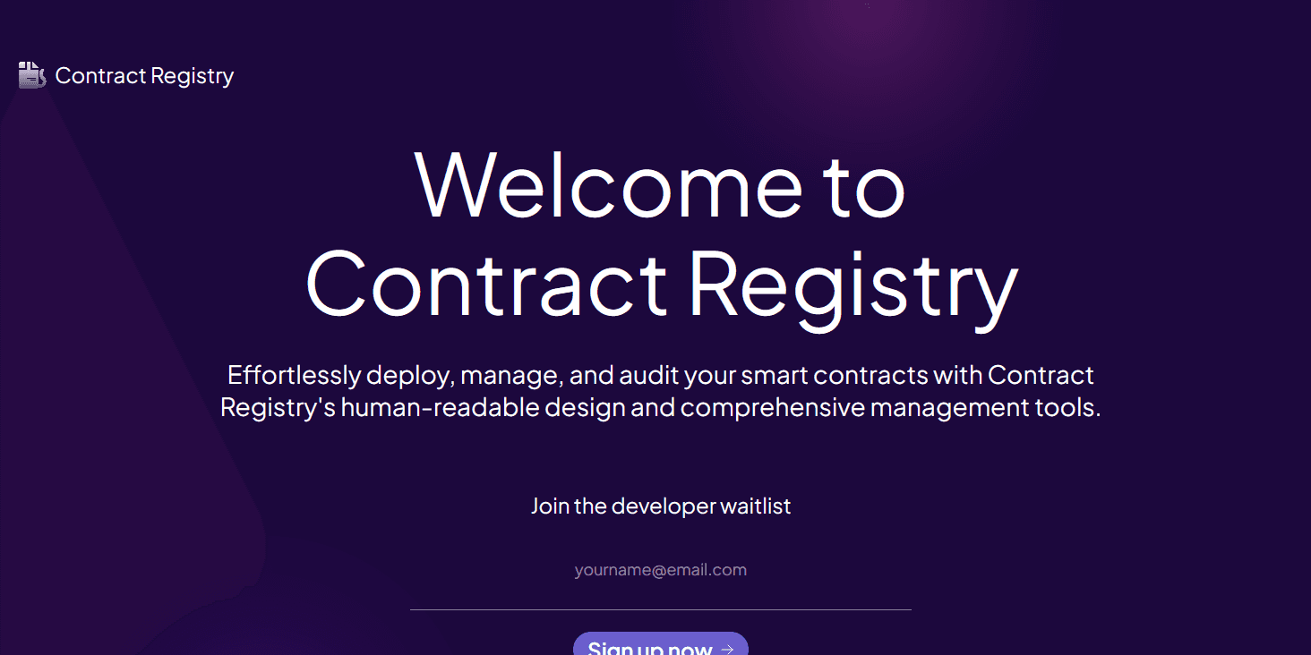 Contract Registry